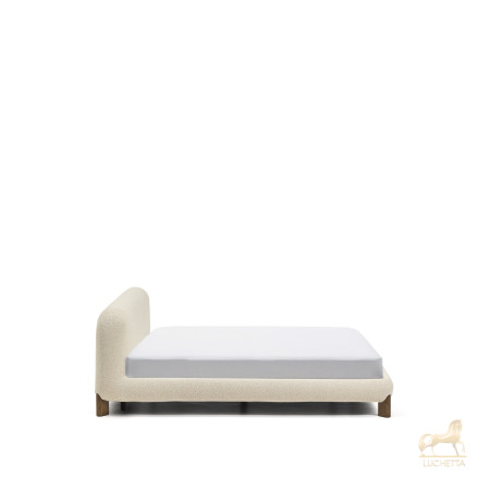 Кровать Odina из букле цвета экрю со съемным чехлом 180 x 200 см Кровать Odina из букле цвета экрю со съемным чехлом 180 x 200 см