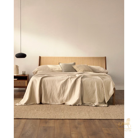 Кровать Elan из шпона и массива ореха со шнуром 180 x 200 Кровать Elan из шпона и массива ореха со шнуром 180 x 200