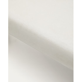 Журнальный столик Labra из цемента и акации 80 x 80 см