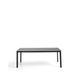 Уличный стол Anafi из спеченного камня и графитового алюминия 180 x 90см