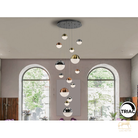 Подвесной светильник Sphere 14L LED Ø60 X500Н DIM Подвесной светильник Sphere 14L LED Ø60 X500Н DIM