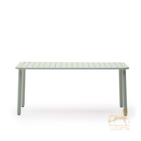 Уличный стол Brai из оцинкованной стали бирюзового цвета 180 x 90 см