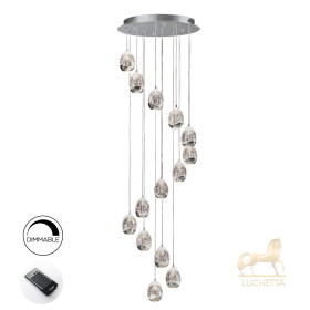 Люстра Rocio LED 14L DIM хром BLUETOOTH