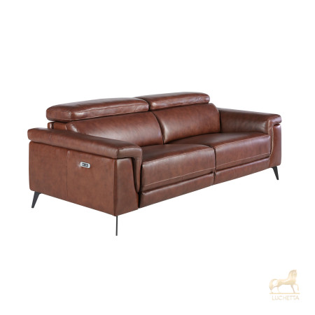 Диван 3-х местный 5319-3P-M1595 /6117 с реклайнером коричневый Диван 3-х местный 5319-3P-M1595 /6117 с реклайнером коричневый