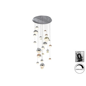 Подвесной светильник Sphere LED 27L Ø80 DIM BLUETOOTH цветной