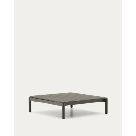 Журнальный столик Sorells из зеленого алюминия 89 x 91 см