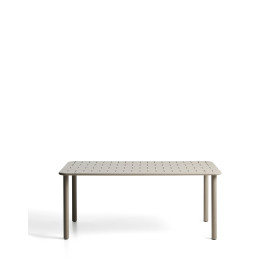 Уличный стол Brai из оцинкованной стали бежевого цвета, 180 x 90 см