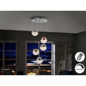 Подвесной светильник Sphere 5L LED Ø33 DIM разноцветный