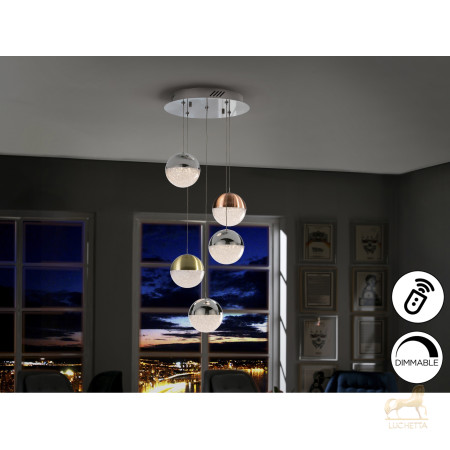 Подвесной светильник Sphere 5L LED Ø33 DIM разноцветный Подвесной светильник Sphere 5L LED Ø33 DIM разноцветный