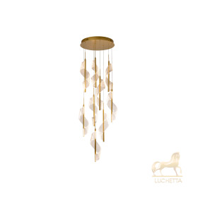 Люстра Velas 9L золотая DIM