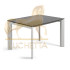 Стол Atta 120 (180) x80 серый керамический Vulcano Roca Стол Atta 120 (180) x80 серый керамический Vulcano Roca
