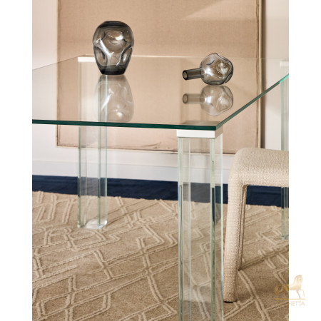 Стол Adularia из прозрачного закаленного стекла 160 x 90 см Стол Adularia из прозрачного закаленного стекла 160 x 90 см