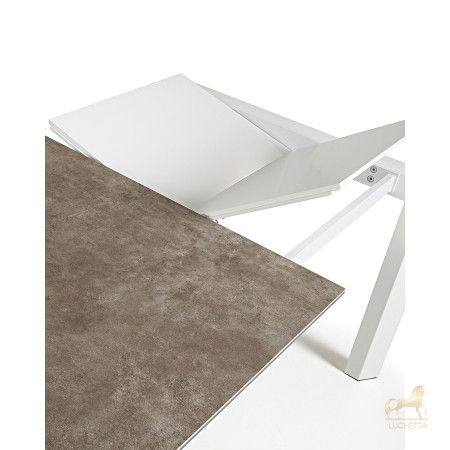 Стол Atta 140 (200) x90 белый керамика Стол Atta 140 (200) x90 белый керамика