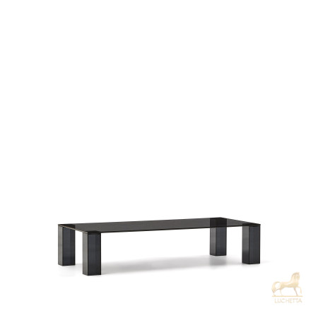 Журнальный столик Adularia из стекла темно-серого цвета 140 x 60 Журнальный столик Adularia из стекла темно-серого цвета 140 x 60