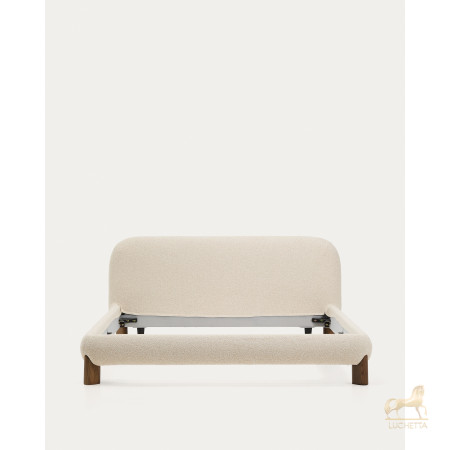 Кровать Odina из букле цвета экрю со съемным чехлом 160 x 200 см Кровать Odina из букле цвета экрю со съемным чехлом 160 x 200 см