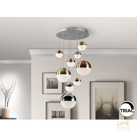 Подвесной светильник Sphere 9L LED Ø50 DIM разноцветный Подвесной светильник Sphere 9L LED Ø50 DIM разноцветный