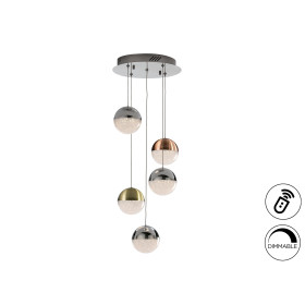 Подвесной светильник Sphere 5L LED Ø33 DIM разноцветный