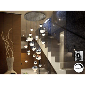 Подвесной светильник Sphere LED 27L Ø80 DIM BLUETOOTH CCT цветной