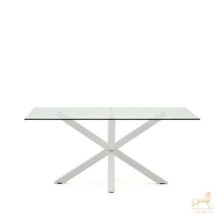 Стол Arya 160x90 стекло белый Стол Arya 160x90 стекло белый