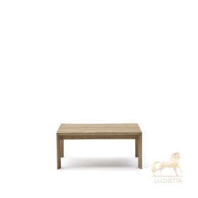 Журнальный столик Ambra из массива акации со светлой отделкой 82,5 x 82,5