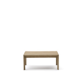 Журнальный столик Ambra из массива акации со светлой отделкой 82,5 x 82,5