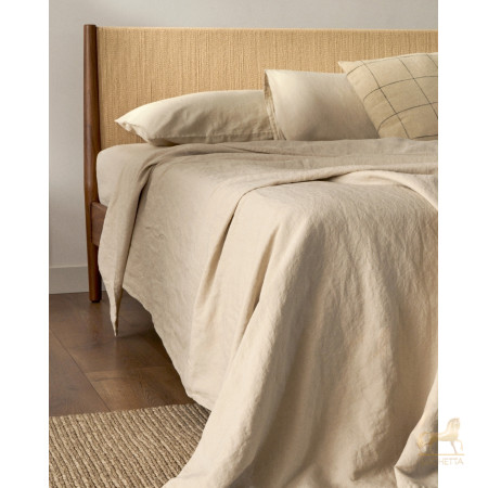 Кровать Elan из шпона и массива ореха со шнуром 180 x 200 Кровать Elan из шпона и массива ореха со шнуром 180 x 200