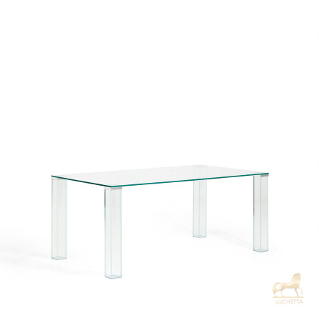 Стол Adularia из прозрачного закаленного стекла 160 x 90 см Стол Adularia из прозрачного закаленного стекла 160 x 90 см