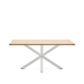 Стол Arya 160x100 белый натуральный
