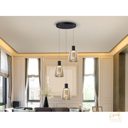 Люстра Carisa 3L золотая D35 Люстра Carisa 3L золотая D35