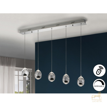 Подвесной светильник Rocio 5L хром DIMMABLE Подвесной светильник Rocio 5L хром DIMMABLE