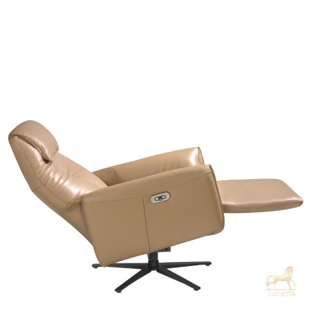 Вращающееся кресло Double Relax/ 5086 с кожаной обивкой Вращающееся кресло Double Relax/ 5086 с кожаной обивкой