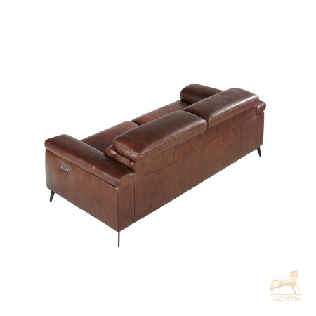 Диван 3-х местный 5319-3P-M1595 /6117 с реклайнером коричневый Диван 3-х местный 5319-3P-M1595 /6117 с реклайнером коричневый