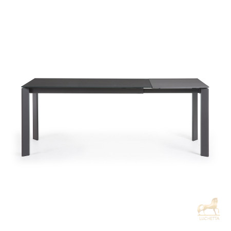 Стол Atta 140 (200) x90 темно-серый, стекло Стол Atta 140 (200) x90 темно-серый, стекло