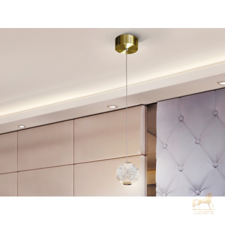 Подвесной светильник Austral LED 1L Ø12 золото Подвесной светильник Austral LED 1L Ø12 золото