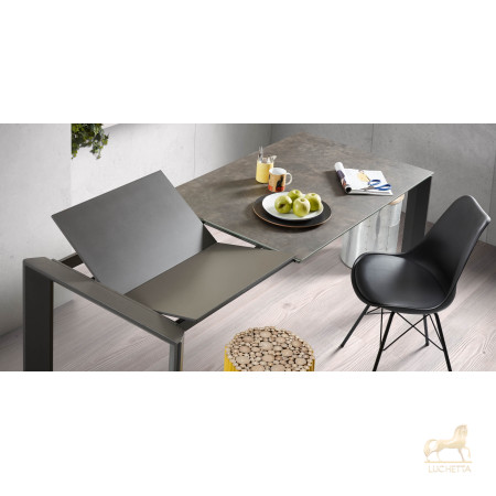 Стол Atta 140 (200) x90 графит керамика Стол Atta 140 (200) x90 графит керамика
