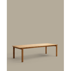 Стол Icaro из массива тикового дерева, 220 x 102 см