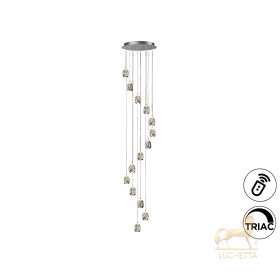 Rocio Большая люстра 14L хромированная 5M DIM