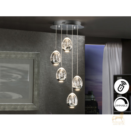 Люстра Rocio LED 5L DIM хром Люстра Rocio LED 5L DIM хром