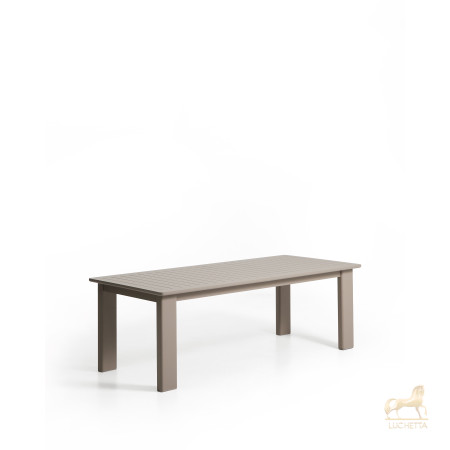 Раздвижной стол Livorno из алюминия цвета таупе, 233(350) x 100 см Раздвижной стол Livorno из алюминия цвета таупе, 233(350) x 100 см