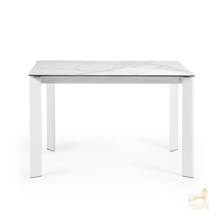 Стол Atta с белыми ножками 120(180)x80 см Стол Atta с белыми ножками 120(180)x80 см