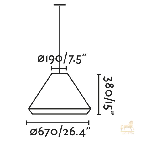 Люстра Saigon T70 серо-коричневая cone cap Люстра Saigon T70 серо-коричневая cone cap