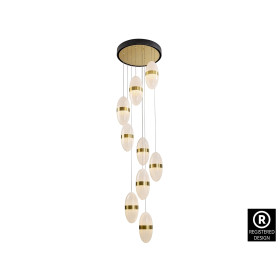 Подвесной светильник Garden 9L черный/бронзовый