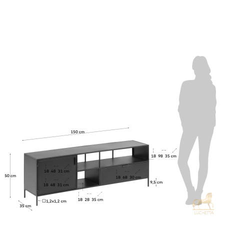 Тумба под ТВ Shantay 150 x 50 cm Тумба под ТВ Shantay 150 x 50 cm