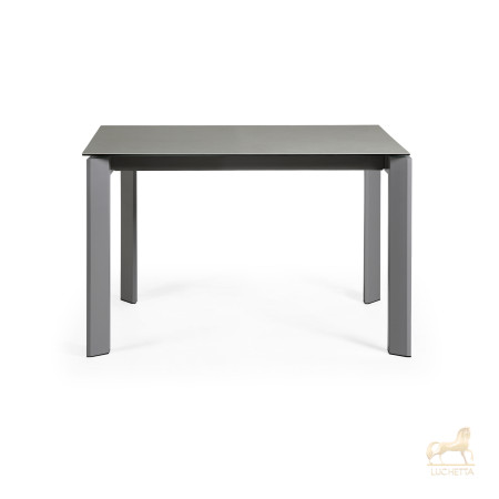 Стол Atta 120 (180) x80 антрацит, керамика Стол Atta 120 (180) x80 антрацит, керамика