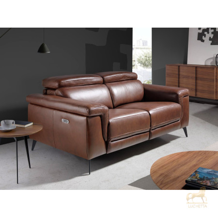 Диван 2-х местный 5319-2P-M1595 /6116 с реклайнером коричневый Диван 2-х местный 5319-2P-M1595 /6116 с реклайнером коричневый