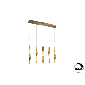 Люстра Twist 5L золотая