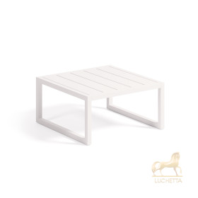 Comova Столик для улицы из белого алюминия 60 x 60 см