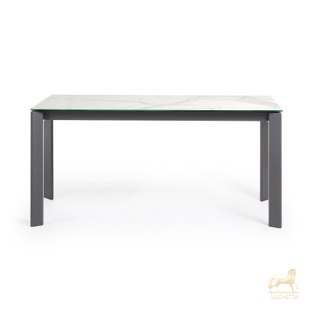 Стол Atta 160 (220) x90 антрацит, керамика Стол Atta 160 (220) x90 антрацит, керамика