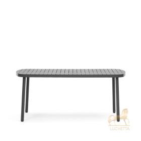Joncols Уличный алюминиевый стол с серой отделкой 180 x 90 см