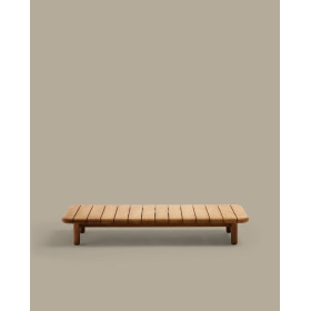 Журнальный столик Turqueta из массива тикового дерева, 140 x 70 см